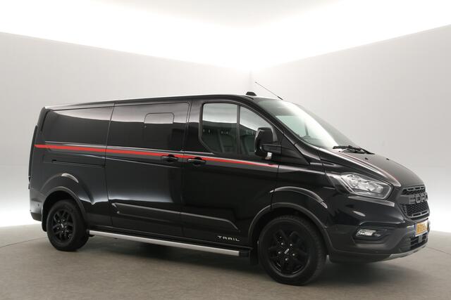Ford TRANSIT CUSTOM 340 2.0 TDCI L2H1 TRAIL | MARGE! | 2800KG Trekgew. Trekhaak Airco Camera Cruise LED Carplay Leder Navi 3 Persoons