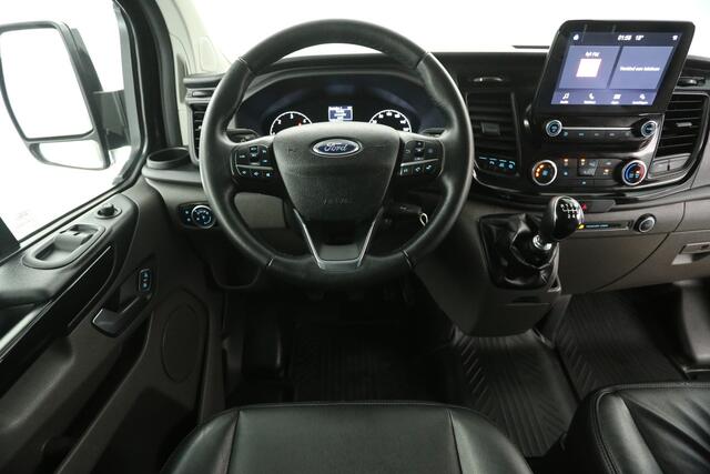 Ford TRANSIT CUSTOM 340 2.0 TDCI L2H1 TRAIL | MARGE! | 2800KG Trekgew. Trekhaak Airco Camera Cruise LED Carplay Leder Navi 3 Persoons