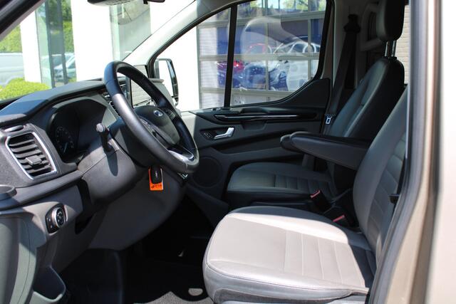 Ford TRANSIT CUSTOM 340 2.0 TDCI Lang / Limited / DC / 170 PK / 2x Schuifdeur / Leer / Camera / Vol Opties / NIEUWSTAAT
