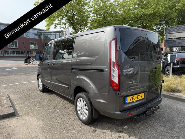 Ford TRANSIT CUSTOM 300 2.0 TDCI L1H1 Limited DC Dubbele Cabine | Stoelverwarming | Parkeerhulpcamera |