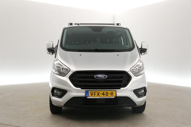 Ford TRANSIT CUSTOM 2.0 TDCI L2H1 | Dubbele Cabine | 6 Persoons | LED Trekhaak Airco Cruise Camera Carplay Navigatie PDC