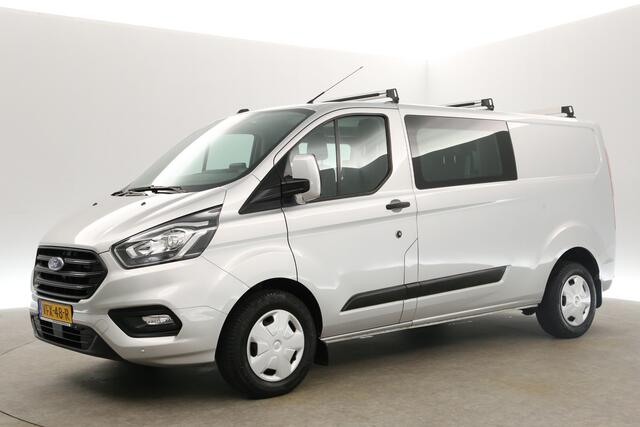 Ford TRANSIT CUSTOM 2.0 TDCI L2H1 | Dubbele Cabine | 6 Persoons | LED Trekhaak Airco Cruise Camera Carplay Navigatie PDC