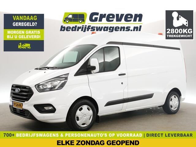 Ford TRANSIT CUSTOM 320 2.0 TDCI L2H2 2800KG Trekgew. Trekhaak Airco LED Cruise PDC Stoelverwarming Elektrpakket