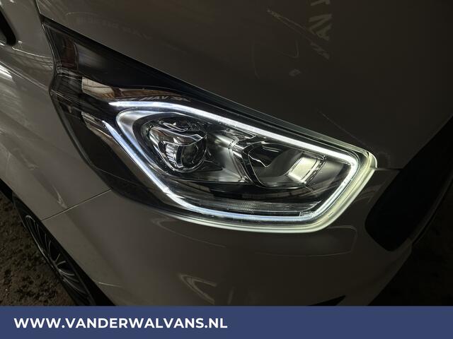 Ford TRANSIT CUSTOM 2.0 TDCI 131pk L2H1 Euro6 Airco | 2800kg trekhaak | LED | Cruisecontrol | Apple Carplay Android Auto, Stoelverwarming, Verwarmde voorruit, Parkeersensoren, Bijrijdersbank