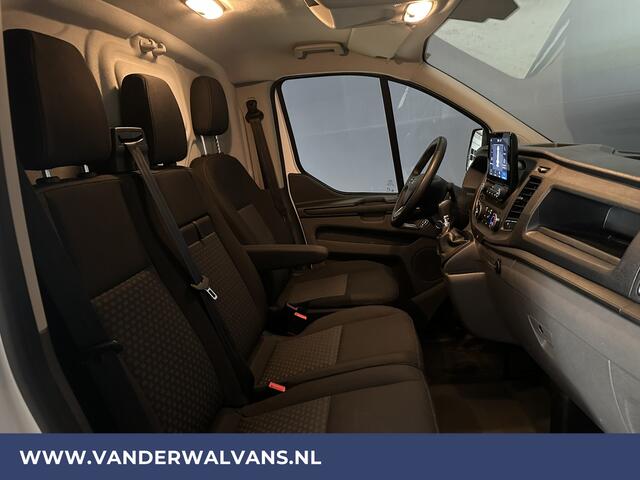 Ford TRANSIT CUSTOM 2.0 TDCI 131pk L2H1 Euro6 Airco | 2800kg trekhaak | LED | Cruisecontrol | Apple Carplay Android Auto, Stoelverwarming, Verwarmde voorruit, Parkeersensoren, Bijrijdersbank