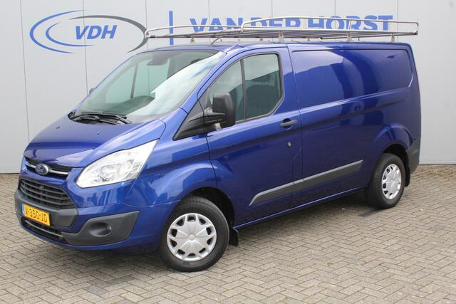 Ford TRANSIT CUSTOM 270 2.0-105pk TDCI L1H1 Trend. Cruise Control - Airco - Bluetooth - Sensoren V+A - Voorruitverwarming- Metallic Blauw - Imperiaal
