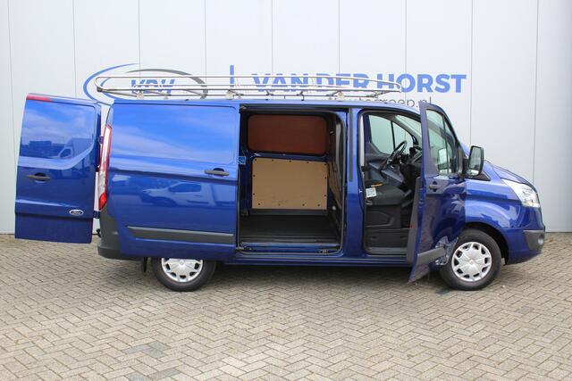 Ford TRANSIT CUSTOM 270 2.0-105pk TDCI L1H1 Trend. Cruise Control - Airco - Bluetooth - Sensoren V+A - Voorruitverwarming- Metallic Blauw - Imperiaal