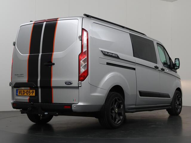 Ford TRANSIT CUSTOM 300 2.0 TDCI L2 H1 | DC | SPORT | BI-XENON | TREKHAAK 2800 KG AHW | NAVIGATIE | STOELVERWARMING | CRUISE CONTROL | 18" LICHTMETALEN WIELEN | AIRCO | DAK RAILING