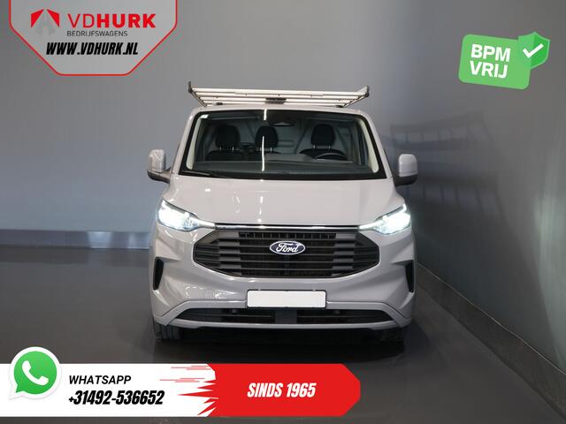 Ford TRANSIT CUSTOM 320 2.0 TDCI 170 pk Aut. L2 Limited BPM VRIJ! Imperiaal + Ladder/ LED/ Stoelverw./ Carplay/ Camera/ PDC/ LMV/ Cruise/ Trekhaak/ Airco