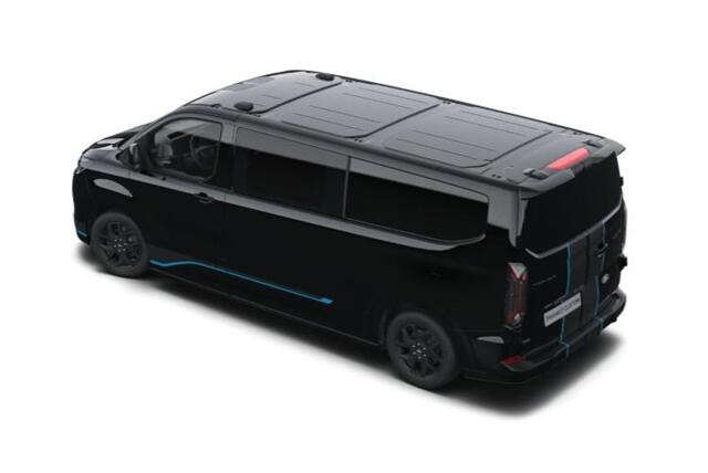 Ford TRANSIT CUSTOM 320 2.5 PHEV L2H1 Sport DC 233pk | Dubbele zijschuifdeur | Inklapbare trekhaak | 19 inch lichtmetalen Sport velgen (mat zwart) | Verwarmbaar stuurwiel | Navigatie systeem