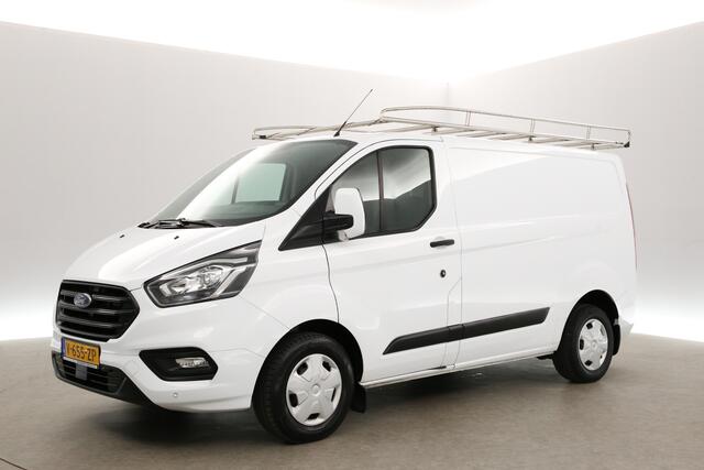 Ford TRANSIT CUSTOM 280 2.0 TDCI L1H1 2800KG Trekgew. Trekhaak Airco Cruise LED Navigatie Imperiaal 3 Persoons Laadruimte Inrichting PDC