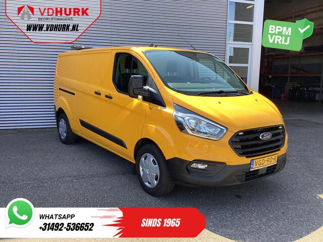 Ford TRANSIT CUSTOM 340 2.0 TDCI 130 pk L2 EXPORT ONLY Schuifdeur 2x/ 2.8t Trekverm./ Carplay/ Stoelverw./ Camera/ Trekhaak