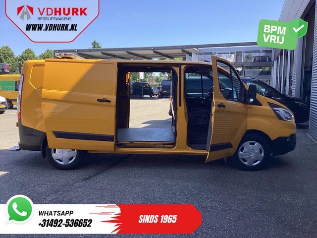 Ford TRANSIT CUSTOM 340 2.0 TDCI 130 pk L2 EXPORT ONLY Schuifdeur 2x/ 2.8t Trekverm./ Carplay/ Stoelverw./ Camera/ Trekhaak