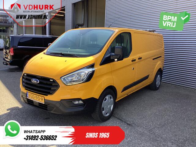 Ford TRANSIT CUSTOM 340 2.0 TDCI 130 pk L2 EXPORT ONLY Schuifdeur 2x/ 2.8t Trekverm./ Carplay/ Stoelverw./ Camera/ Trekhaak