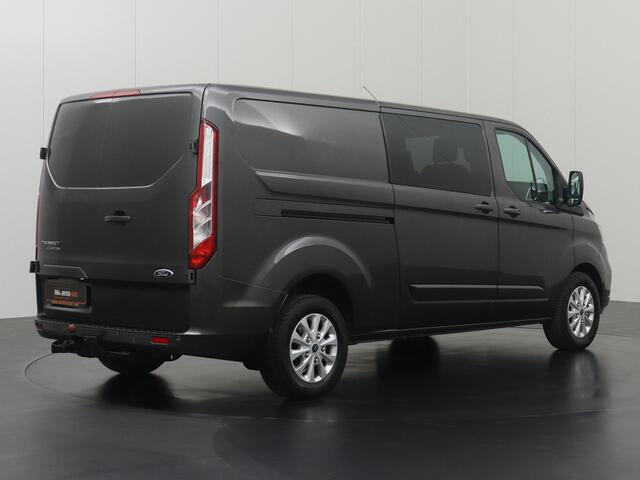 Ford TRANSIT CUSTOM 2.0TDci 170PK Dubbele Cabine Limited | 2xSchuifdeur | Navigatie | Camera | Airco | Cruise | Trekhaak