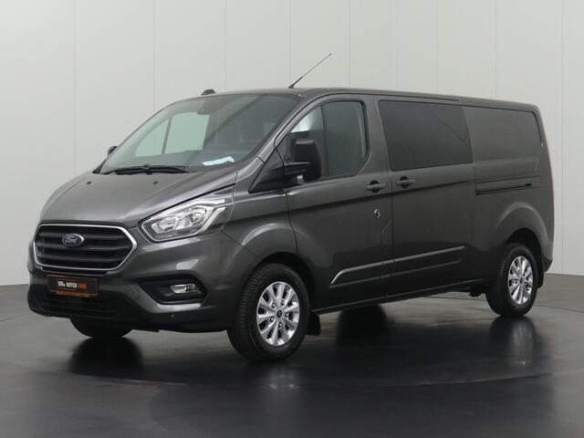 Ford TRANSIT CUSTOM 2.0TDci 170PK Dubbele Cabine Limited | 2xSchuifdeur | Navigatie | Camera | Airco | Cruise | Trekhaak