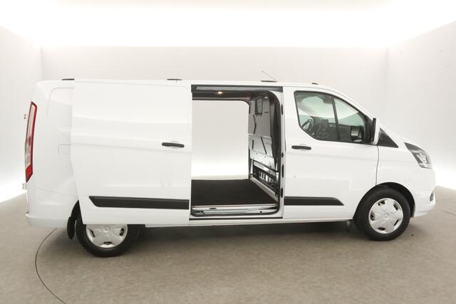 Ford TRANSIT CUSTOM 300 2.0 TDCI L2H1 Automaat 2xSchuifdeur LED Airco Camera Cruise Carplay PDC 3 Persoons
