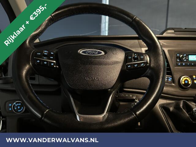Ford TRANSIT CUSTOM 2.0 TDCI L1H1 Euro6 RIJKLAAR Airco | Trekhaak | Imperiaal | Cruisecontrol | Parkeersensoren | Bijrijdersbank LED