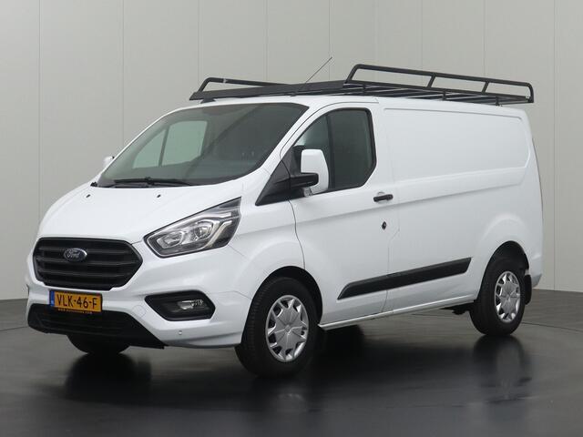 Ford TRANSIT CUSTOM 2.0TDCI 130PK Automaat | Imperiaal | Airco | Cruise | 3-Persoons | Betimmering