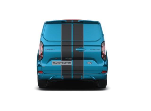 Ford TRANSIT CUSTOM 320 2.5 PHEV L2H1 Sport 233pk | Inklapbare trekhaak | 19 inch lichtmetalen Sport velgen (mat zwart) | Verwarmbaar stuurwiel | Navigatie systeem | B&O speakers