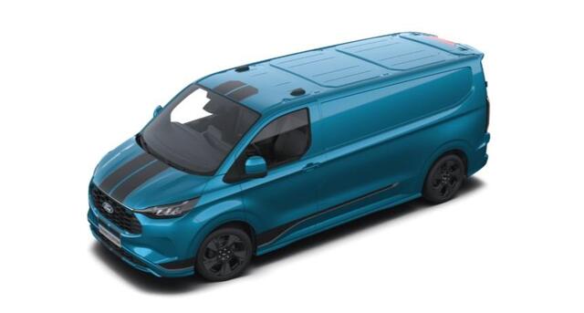 Ford TRANSIT CUSTOM 320 2.5 PHEV L2H1 Sport 233pk | Inklapbare trekhaak | 19 inch lichtmetalen Sport velgen (mat zwart) | Verwarmbaar stuurwiel | Navigatie systeem | B&O speakers