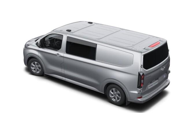 Ford TRANSIT CUSTOM 320 2.5 PHEV L2H1 Limited DC 233pk | Dubbele Cabine | Dubbele zijschuifdeur | 12-weg verstel- en verwarmbare AGR Stoelen | Inklapbare trekhaak | 17 inch lichtmetalen velgen | Driver Assistance Pack Premium | Verwarmbaar stuurwiel | Bekleding zijwand en a