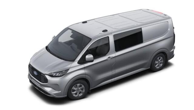Ford TRANSIT CUSTOM 320 2.5 PHEV L2H1 Limited DC 233pk | Dubbele Cabine | Dubbele zijschuifdeur | 12-weg verstel- en verwarmbare AGR Stoelen | Inklapbare trekhaak | 17 inch lichtmetalen velgen | Driver Assistance Pack Premium | Verwarmbaar stuurwiel | Bekleding zijwand en a