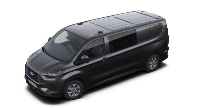Ford TRANSIT CUSTOM 320 2.5 PHEV L2H1 Limited DC 233pk | Dubbele Cabine | Dubbele zijschuifdeur | 12-weg verstel- en verwarmbare AGR Stoelen | Inklapbare trekhaak | 17 inch lichtmetalen velgen | Driver Assistance Pack Premium | Verwarmbaar stuurwiel | Bekleding zijwand en a