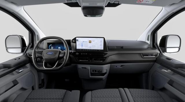 Ford TRANSIT CUSTOM 320 2.5 PHEV L2H1 Limited DC 233pk | Dubbele Cabine | Dubbele zijschuifdeur | 12-weg verstel- en verwarmbare AGR Stoelen | Inklapbare trekhaak | 17 inch lichtmetalen velgen | Driver Assistance Pack Premium | Verwarmbaar stuurwiel | Bekleding zijwand en a