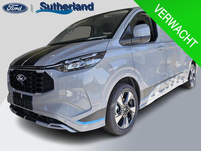 Ford TRANSIT CUSTOM 320 2.5 PHEV L2H1 Sport 233pk | Inklapbare trekhaak | 19 inch lichtmetalen Sport velgen (mat zwart) | Verwarmbaar stuurwiel | Navigatie systeem | B&O speakers