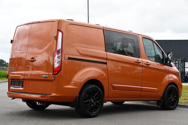 Ford TRANSIT CUSTOM 300 2.0 TDCI L1H1 Limited DC Raptor Edition Cruise, Camera, Carplay, 2 x Schuifdeur, Stoelverwarming, 170PK, Automaat, Uniek!