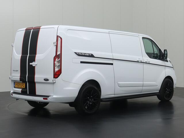 Ford TRANSIT CUSTOM 2.0TDCI 130PK Lang Limited LMV ¤ 1800,-- Meerprijs | Multimedia | 3-Persoons | Airco | Cruise