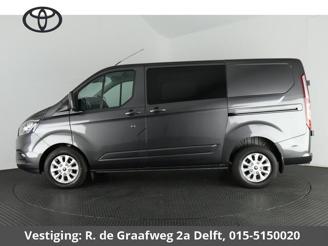 Ford TRANSIT CUSTOM 300 2.0 TDCI L1H1 Limited DC (ex.BTW) Dubbele Cabine | Navigatie | Stoelverwarming | Parkeerhulpcamera | Trekhaak |