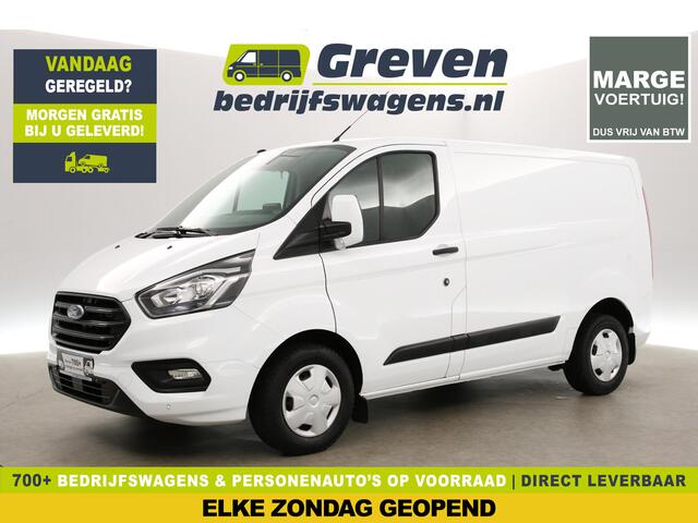 Ford TRANSIT CUSTOM 2.0 TDCI L1H1 Marge Airco Camera Carplay Cruise PDC 3 Persoons Trekhaak