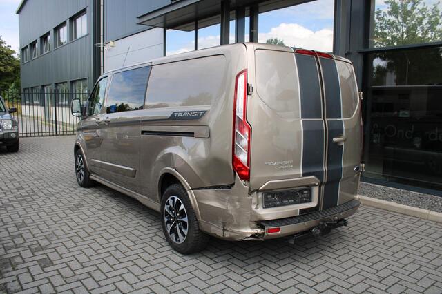 Ford TRANSIT CUSTOM 2.0TD170Pk Sport Dubbele cabine sport airco navi cruise luxe marge