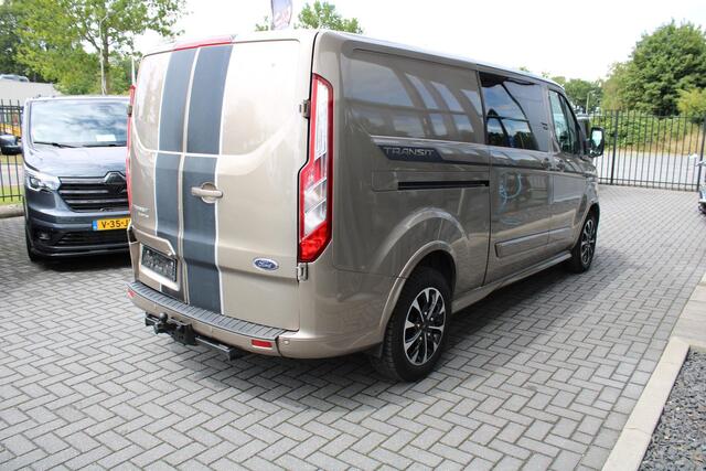 Ford TRANSIT CUSTOM 2.0TD170Pk Sport Dubbele cabine sport airco navi cruise luxe marge