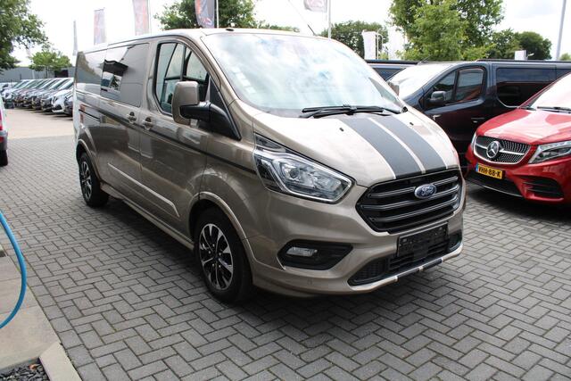 Ford TRANSIT CUSTOM 2.0TD170Pk Sport Dubbele cabine sport airco navi cruise luxe marge