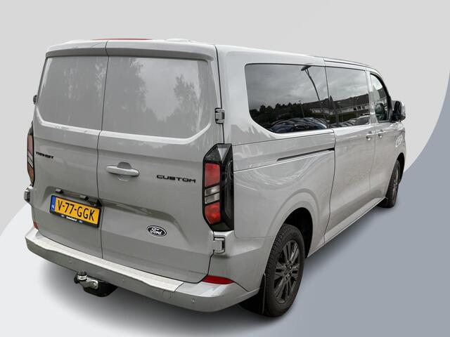 Ford TRANSIT CUSTOM 320 2.0 TDCI L2H1 Limited 136pk Automaat | DC | Adaptieve Cruise | Stoelverwarming | Achteruitrijcamera | Trekhaak | Dubbele Cabine