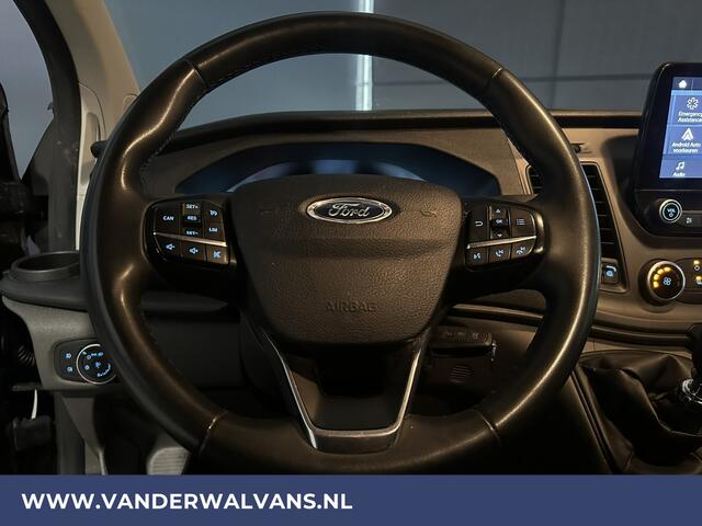 Ford TRANSIT CUSTOM 2.0 TDCI 131pk L2H1 Euro6 Airco | Apple Carplay | Android Auto | LED Cruiscontrol, Verwarmde Voorruit, Parkeersensoren, Bijrijdersbank, 2800kg Trekvermogen