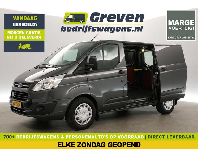 Ford TRANSIT CUSTOM 270 2.0 TDCI L1H1 Marge Automaat Airco Camera Cruise 2xSchuifdeur PDC 3 Persoons Trekhaak