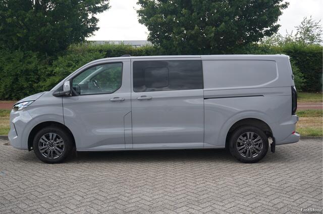 Ford TRANSIT CUSTOM 320L 170PK DC Limited AUT MY2024 Navi, ACC, Trekhaak, 360° Cam, 17" LM, 2x Schuifdeur!! NR. 369