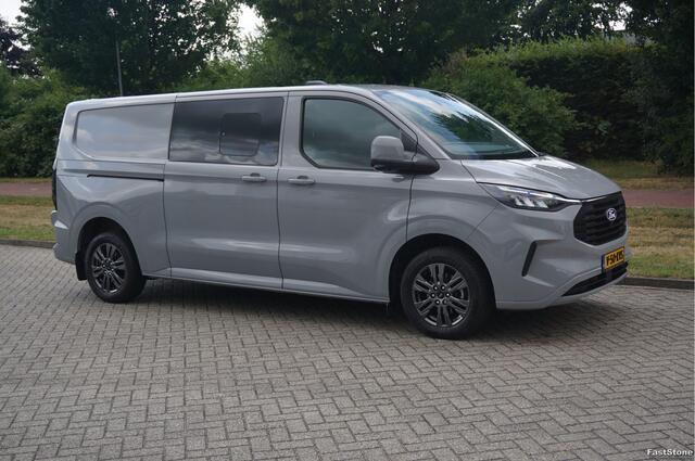 Ford TRANSIT CUSTOM 320L 170PK DC Limited AUT MY2024 Navi, ACC, Trekhaak, 360° Cam, 17" LM, 2x Schuifdeur!! NR. 369