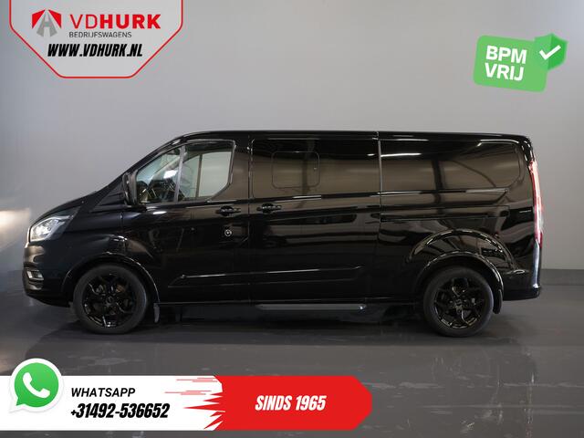 Ford TRANSIT CUSTOM 2.0 TDCI 130 pk Aut. L2 Trend BPM VRIJ! DC Dubbel Cabine 2x Schuifdeur/ Leder/ Elek.Stoel/ Raptor grill/ Stoelverw/ Navi/ Carplay/ Camera/ PDC/ Cruise/ Trekhaak/ Airco