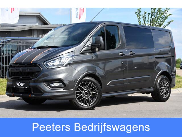 Ford TRANSIT CUSTOM 2.0 TDCI L1H1 Sport DC Camera, Cruise, Carplay, 170PK, Automaat, LED, 2 x Schuifdeur, Trekhaak, Leder, Uniek!