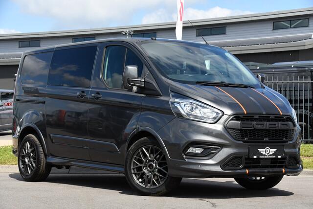 Ford TRANSIT CUSTOM 2.0 TDCI L1H1 Sport DC Camera, Cruise, Carplay, 170PK, Automaat, LED, 2 x Schuifdeur, Trekhaak, Leder, Uniek!
