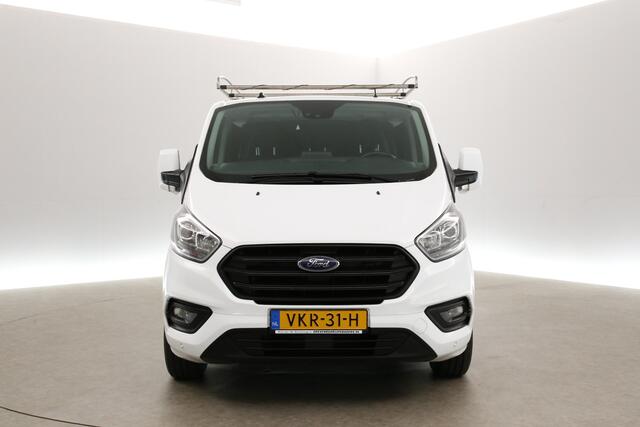 Ford TRANSIT CUSTOM 340 2.0 TDCI L2H1 | Dubbele Cabine | 5 Pers | Automaat Camera Carplay LED Airco 2xSchuifdeur Imperiaal Navi Cruise PDC Trekhaak