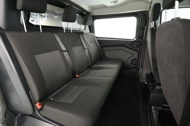 Ford TRANSIT CUSTOM 340 2.0 TDCI L2H1 | Dubbele Cabine | 5 Pers | Automaat Camera Carplay LED Airco 2xSchuifdeur Imperiaal Navi Cruise PDC Trekhaak