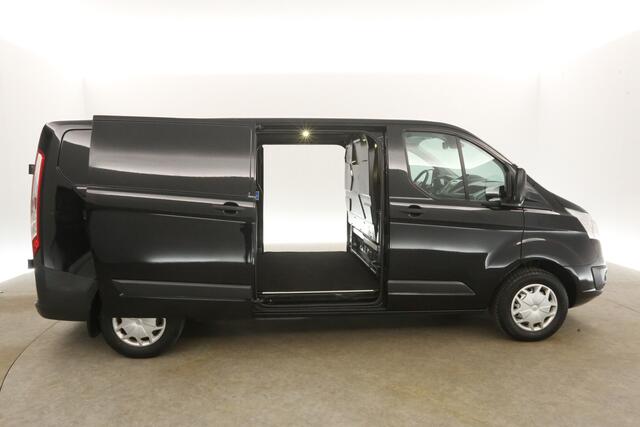 Ford TRANSIT CUSTOM 2.0 TDCI L2H1 Airco Cruise Camera Trekhaak 2xSchuifdeur 3 Persoons PDC Elektrpakket