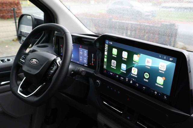 Ford TRANSIT CUSTOM 320 2.0 TDCI 170PK L2H1 DC LIMITED | BPM VRIJ | L+R Schuifdeur | ACC | Blind Spot | Navigatie | Camera | CarPlay | Lane Assist | Stoelverwarming | Raptor Edition | Trekhaak | Glaslook panelen | 6-Zitter | Dubbel Cabine | MODELJAAR 2025 | Verlengde fabriek