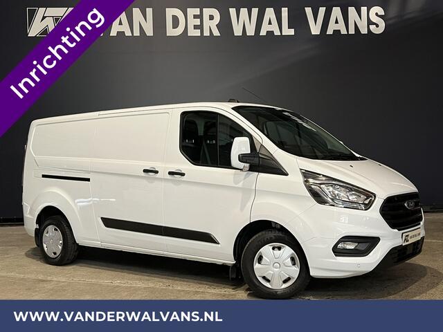 Ford TRANSIT CUSTOM 2.0 TDCI L2H1 Inrichting Euro6 Airco | Navigatie | Camera | LED | Cruisecontrol | Android Auto Parkeersensoren, Verwarmde voorruit, Stoelverwarming, Bijrijdersbank, 2800kg trekvermogen